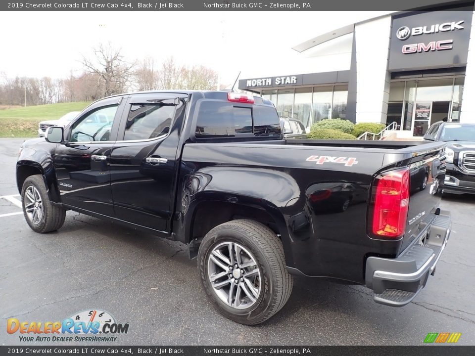 2019 Chevrolet Colorado LT Crew Cab 4x4 Black / Jet Black Photo #11