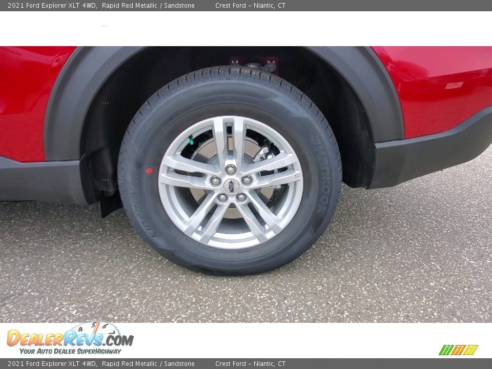 2021 Ford Explorer XLT 4WD Rapid Red Metallic / Sandstone Photo #20
