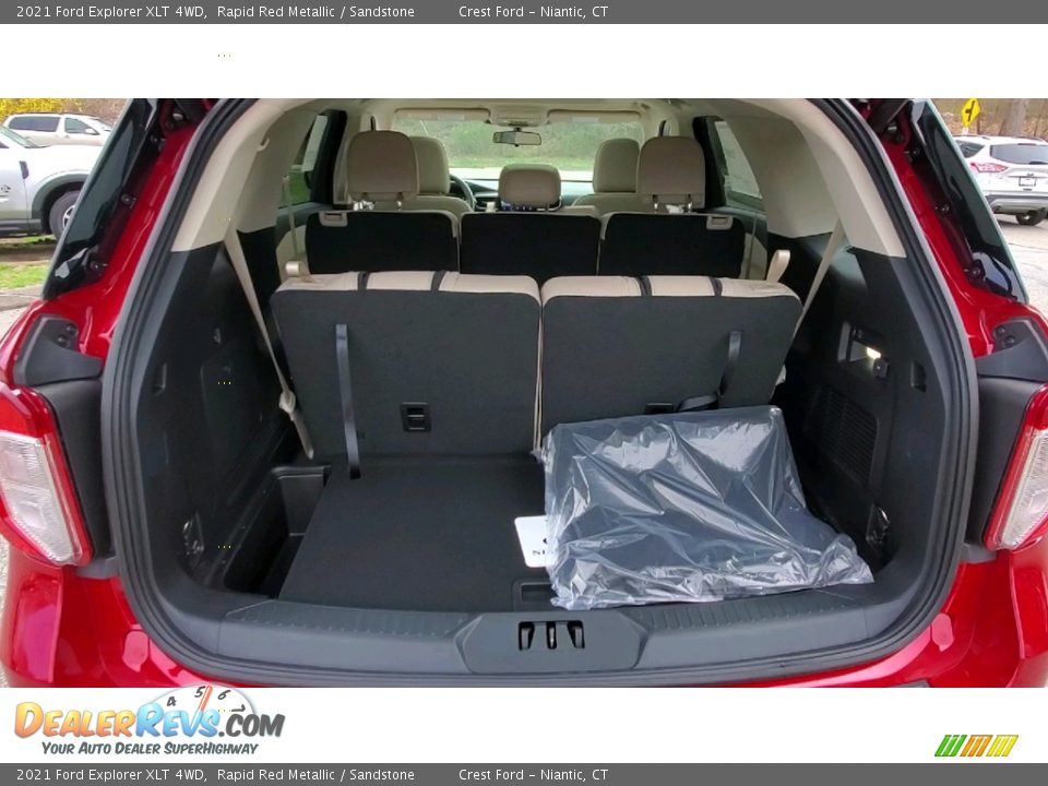 2021 Ford Explorer XLT 4WD Rapid Red Metallic / Sandstone Photo #21