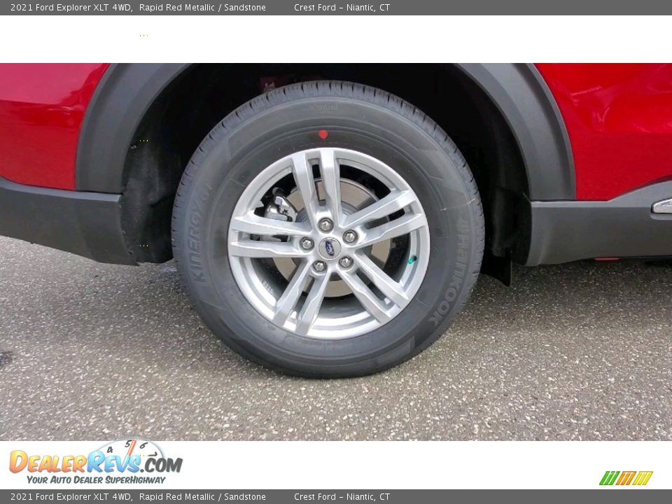 2021 Ford Explorer XLT 4WD Rapid Red Metallic / Sandstone Photo #22