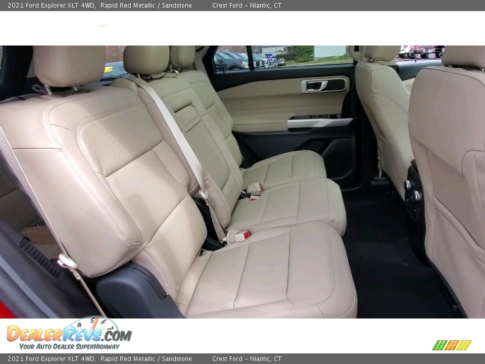 2021 Ford Explorer XLT 4WD Rapid Red Metallic / Sandstone Photo #23