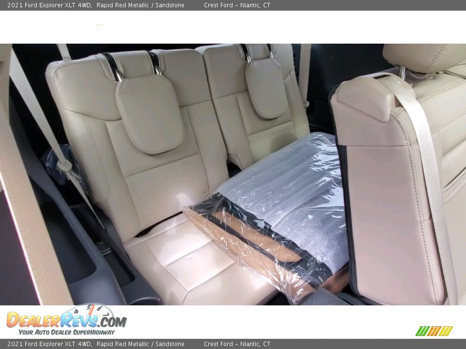 2021 Ford Explorer XLT 4WD Rapid Red Metallic / Sandstone Photo #24