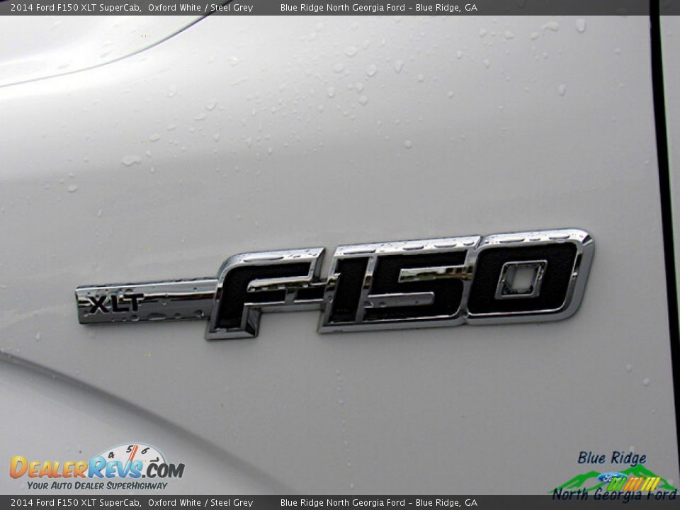 2014 Ford F150 XLT SuperCab Oxford White / Steel Grey Photo #27