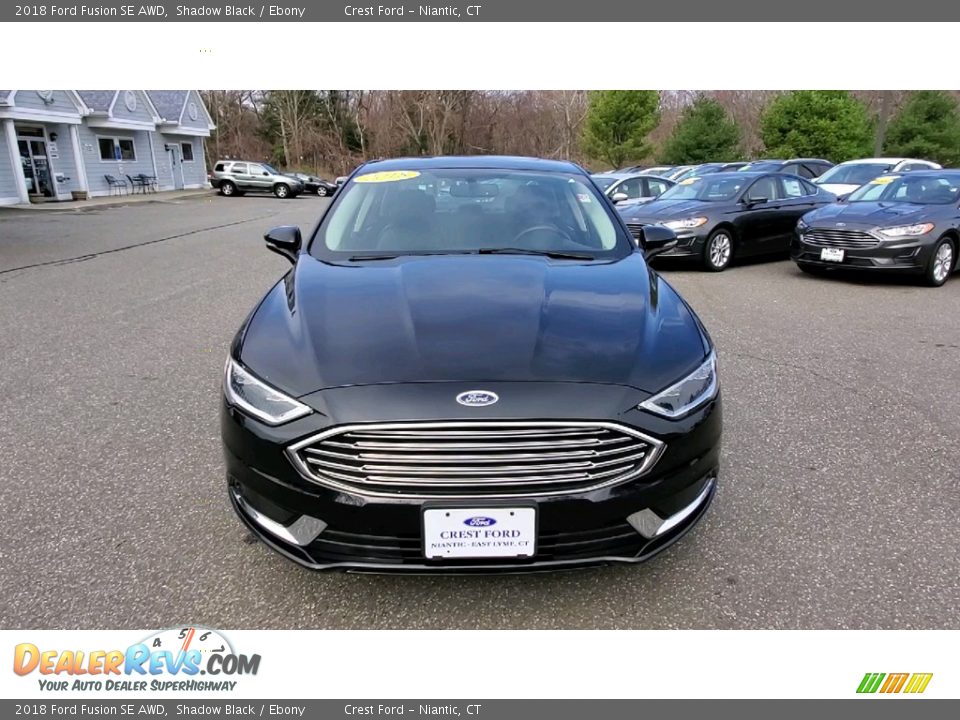 Shadow Black 2018 Ford Fusion SE AWD Photo #2