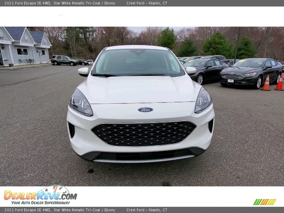 2021 Ford Escape SE 4WD Star White Metallic Tri-Coat / Ebony Photo #2