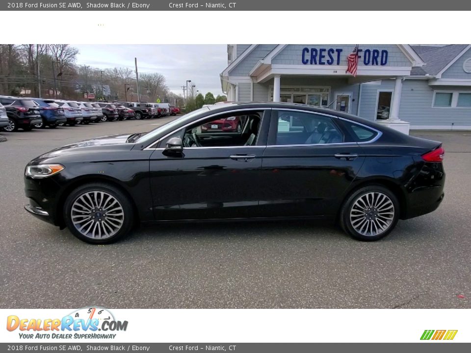 2018 Ford Fusion SE AWD Shadow Black / Ebony Photo #4