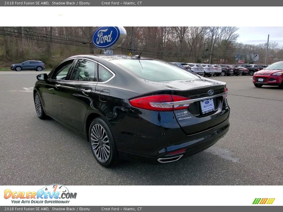 2018 Ford Fusion SE AWD Shadow Black / Ebony Photo #5