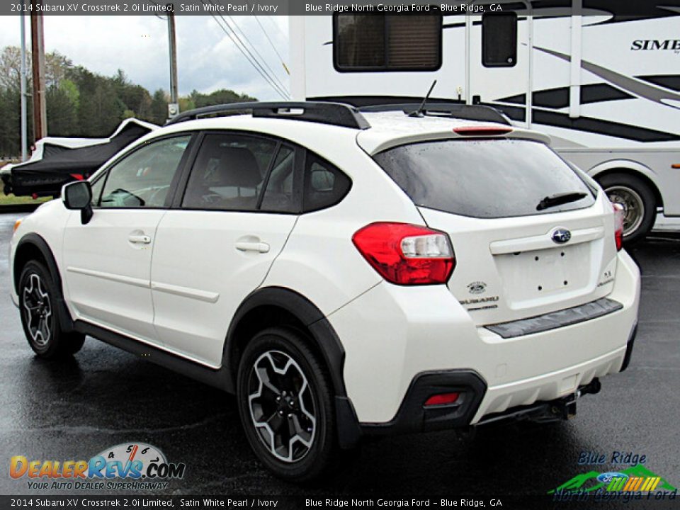 2014 Subaru XV Crosstrek 2.0i Limited Satin White Pearl / Ivory Photo #3