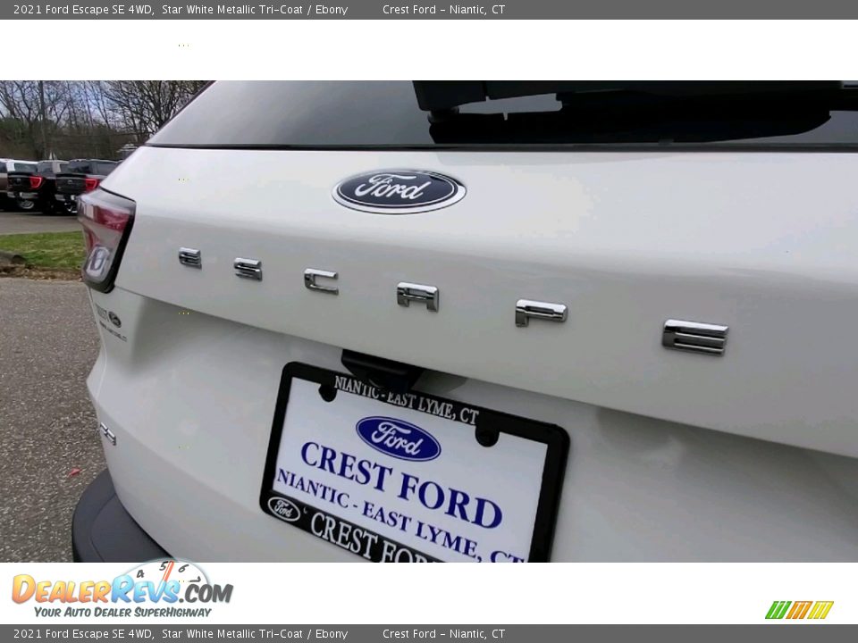 2021 Ford Escape SE 4WD Star White Metallic Tri-Coat / Ebony Photo #9