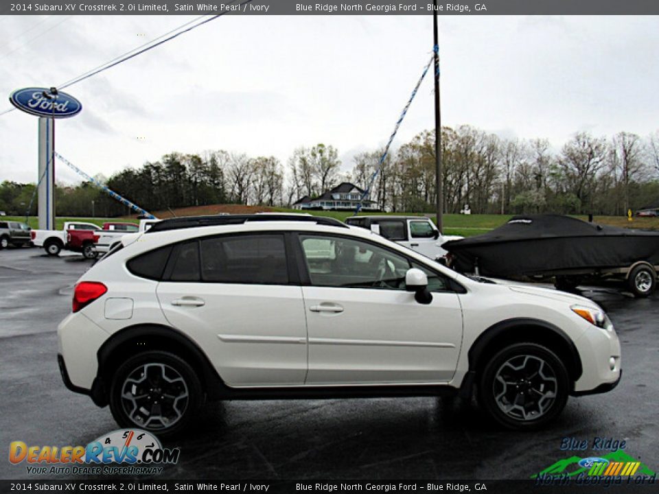 2014 Subaru XV Crosstrek 2.0i Limited Satin White Pearl / Ivory Photo #6