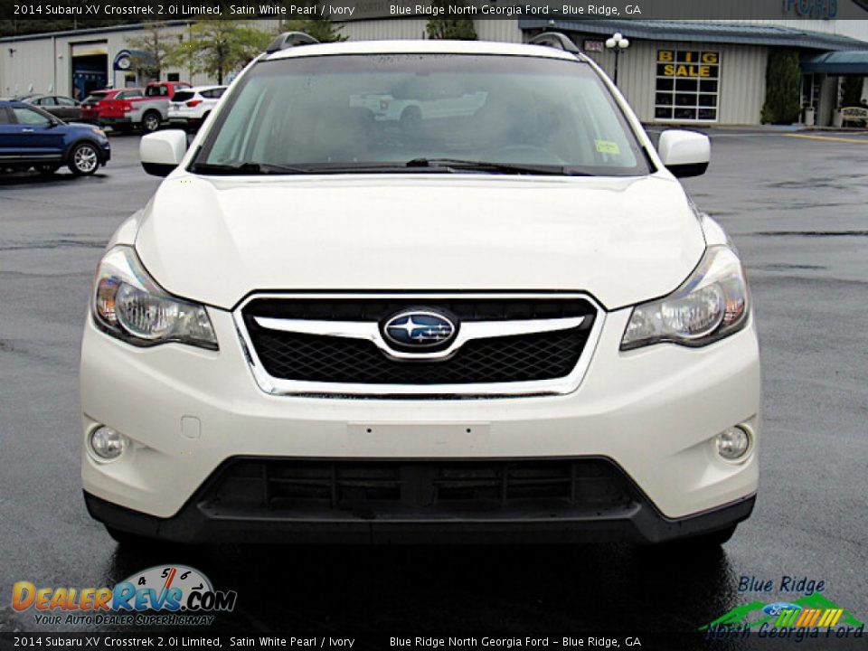 2014 Subaru XV Crosstrek 2.0i Limited Satin White Pearl / Ivory Photo #8