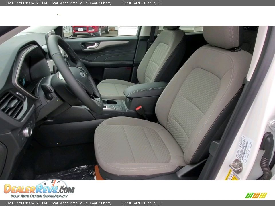 2021 Ford Escape SE 4WD Star White Metallic Tri-Coat / Ebony Photo #12