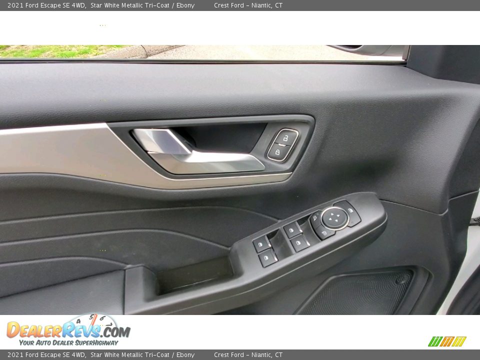 2021 Ford Escape SE 4WD Star White Metallic Tri-Coat / Ebony Photo #13