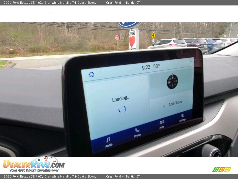 2021 Ford Escape SE 4WD Star White Metallic Tri-Coat / Ebony Photo #15