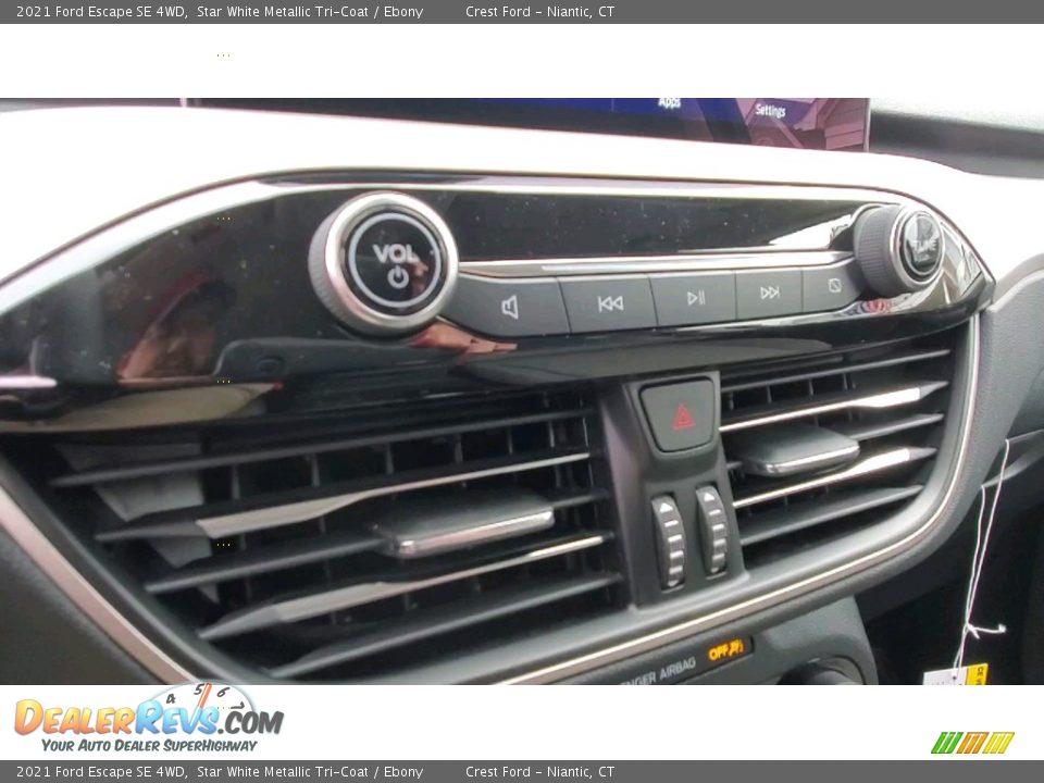 2021 Ford Escape SE 4WD Star White Metallic Tri-Coat / Ebony Photo #16