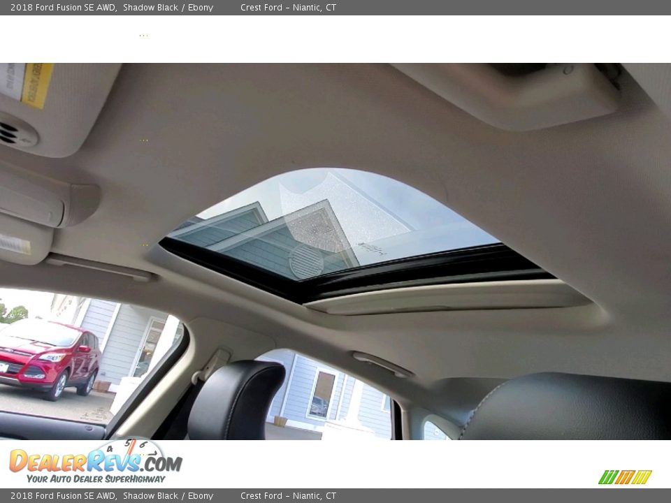 2018 Ford Fusion SE AWD Shadow Black / Ebony Photo #18