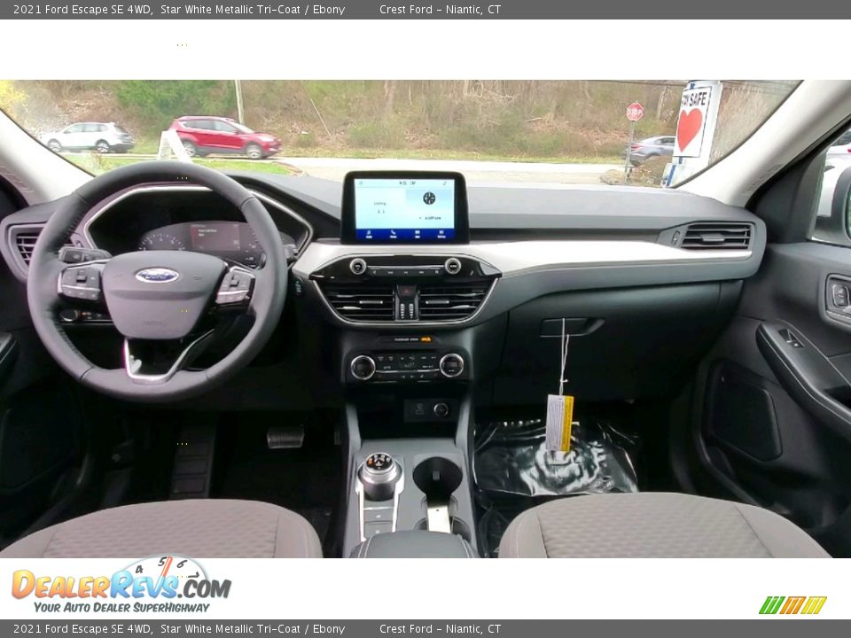 2021 Ford Escape SE 4WD Star White Metallic Tri-Coat / Ebony Photo #20