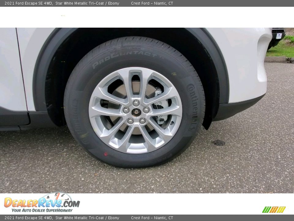 2021 Ford Escape SE 4WD Star White Metallic Tri-Coat / Ebony Photo #27