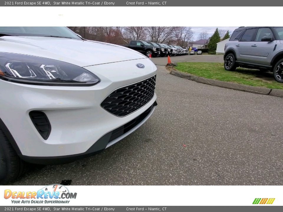 2021 Ford Escape SE 4WD Star White Metallic Tri-Coat / Ebony Photo #28