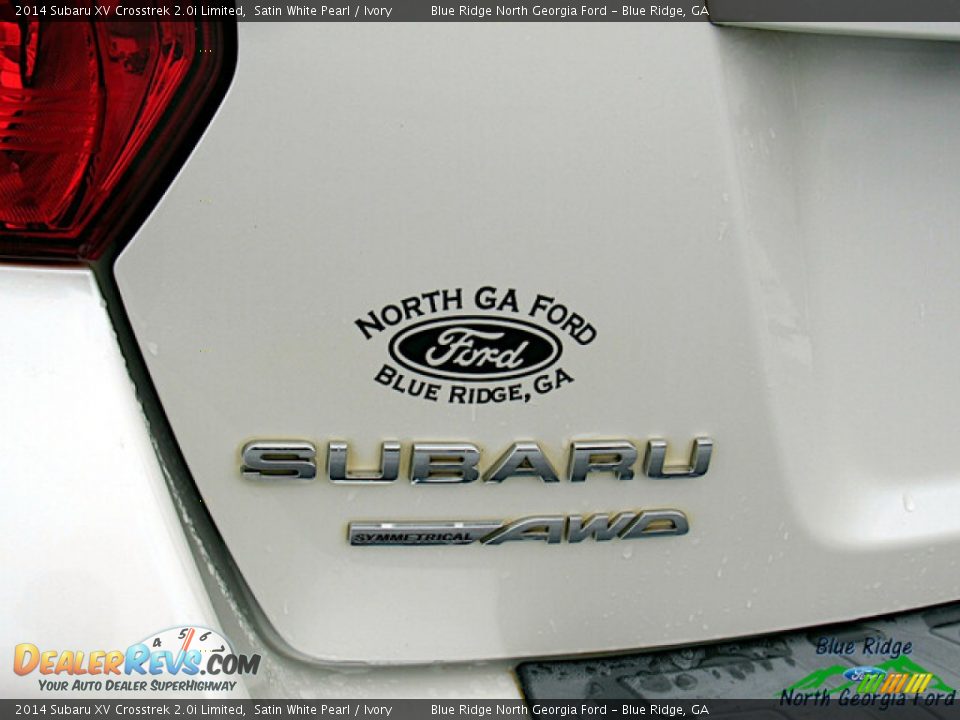 2014 Subaru XV Crosstrek 2.0i Limited Satin White Pearl / Ivory Photo #26