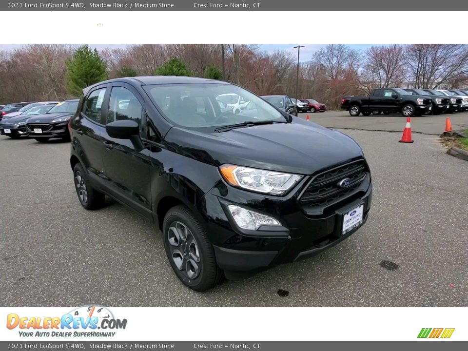 2021 Ford EcoSport S 4WD Shadow Black / Medium Stone Photo #1