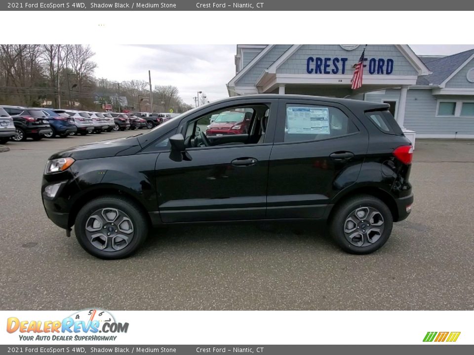 2021 Ford EcoSport S 4WD Shadow Black / Medium Stone Photo #4