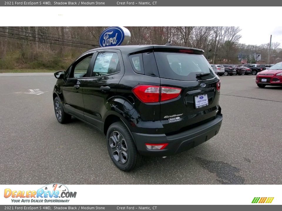 2021 Ford EcoSport S 4WD Shadow Black / Medium Stone Photo #5