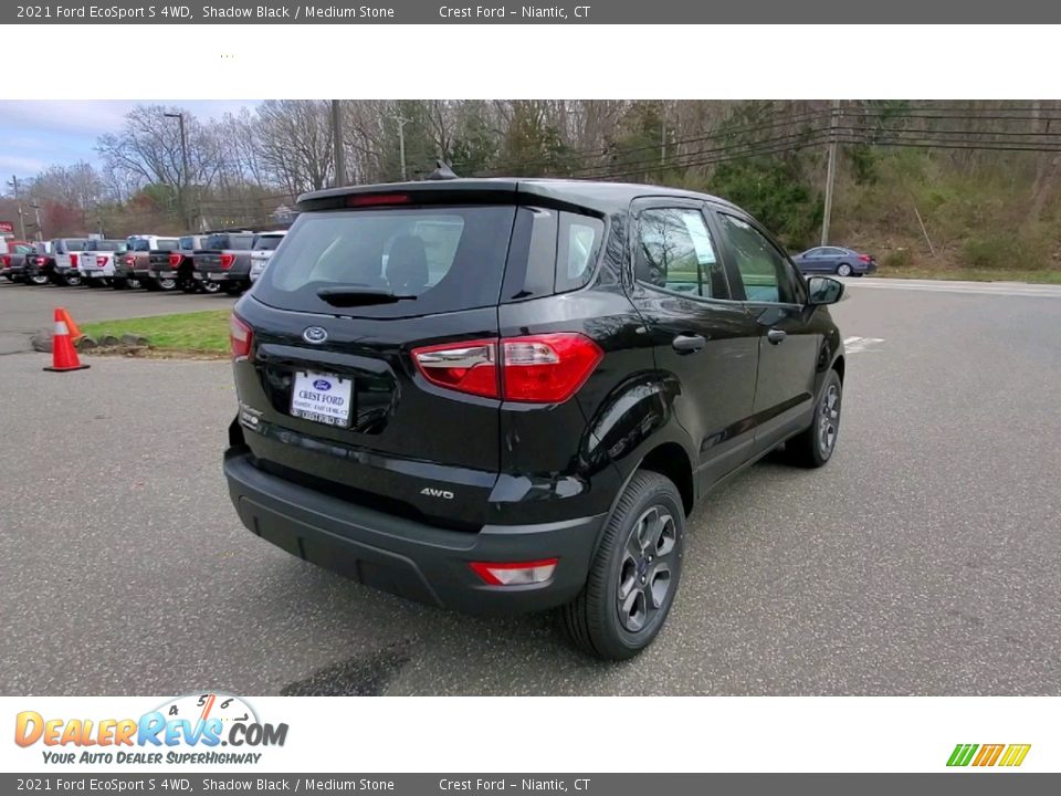 2021 Ford EcoSport S 4WD Shadow Black / Medium Stone Photo #7