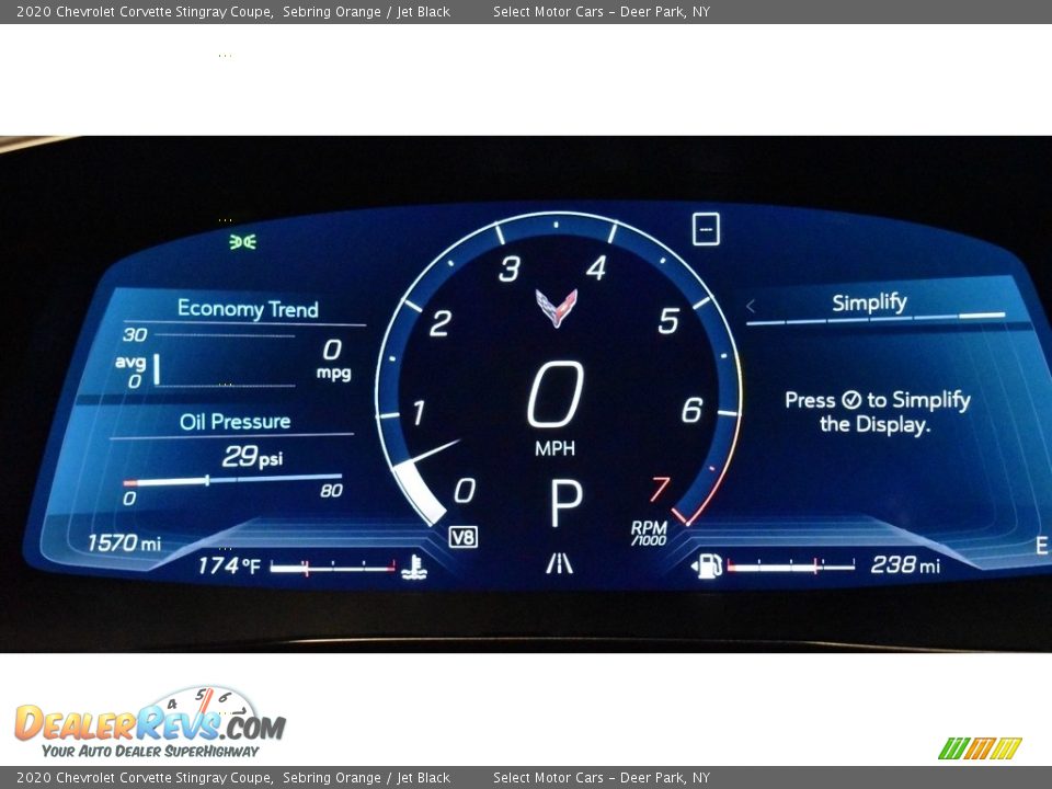 2020 Chevrolet Corvette Stingray Coupe Gauges Photo #32