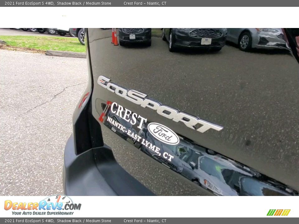 2021 Ford EcoSport S 4WD Shadow Black / Medium Stone Photo #9