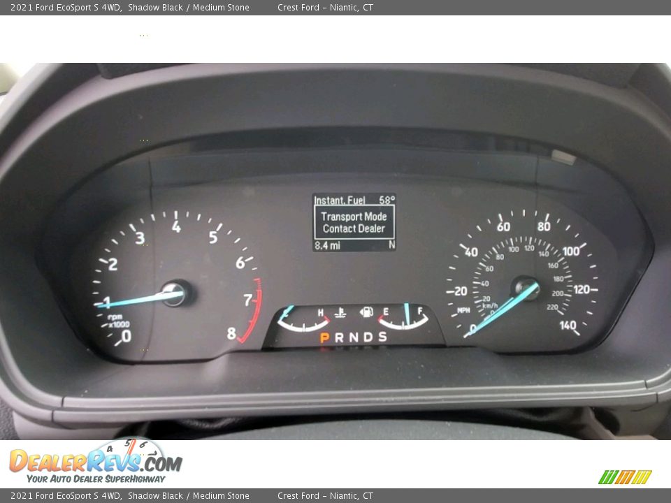 2021 Ford EcoSport S 4WD Shadow Black / Medium Stone Photo #13