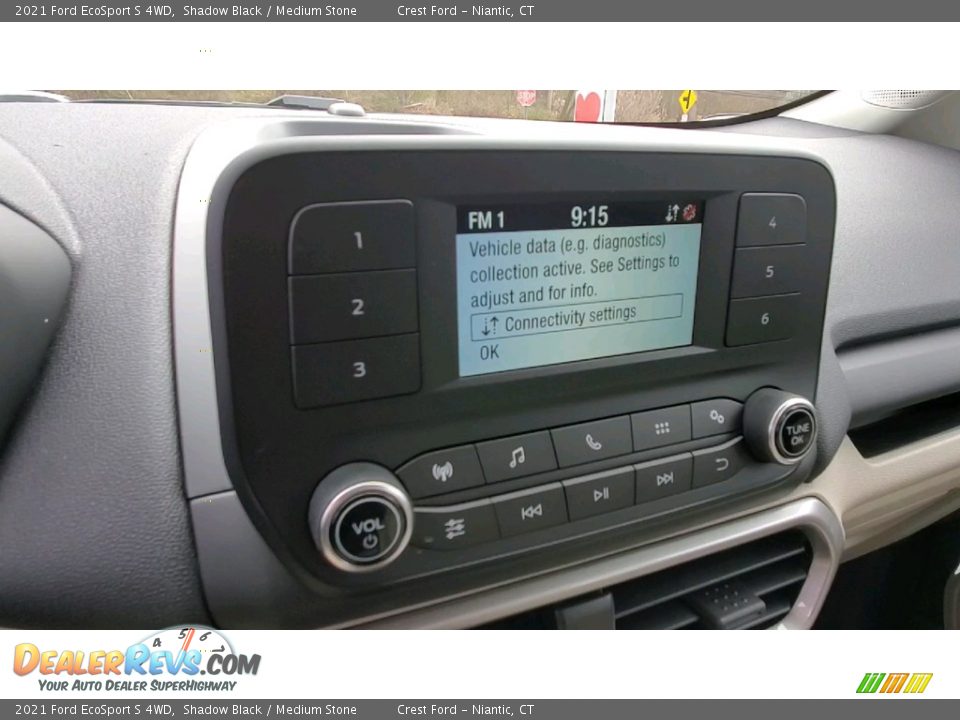 2021 Ford EcoSport S 4WD Shadow Black / Medium Stone Photo #14