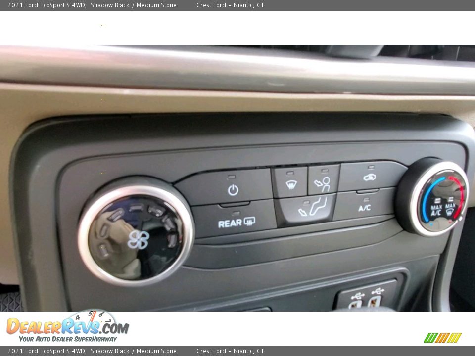2021 Ford EcoSport S 4WD Shadow Black / Medium Stone Photo #15