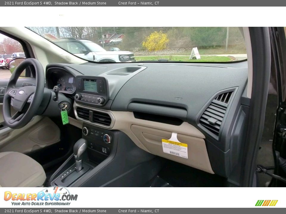 2021 Ford EcoSport S 4WD Shadow Black / Medium Stone Photo #24