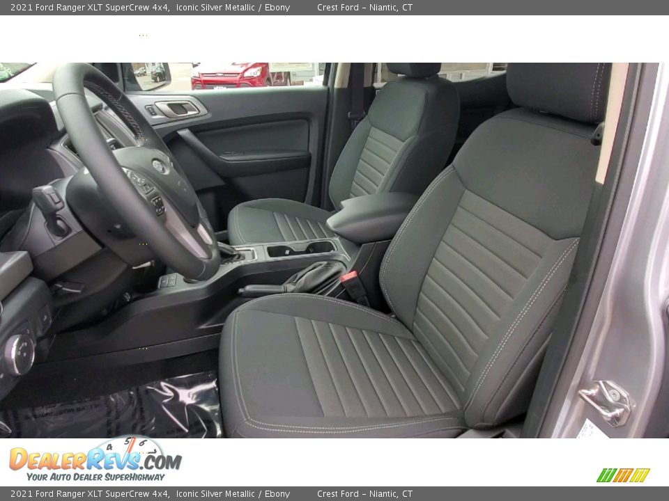 2021 Ford Ranger XLT SuperCrew 4x4 Iconic Silver Metallic / Ebony Photo #11