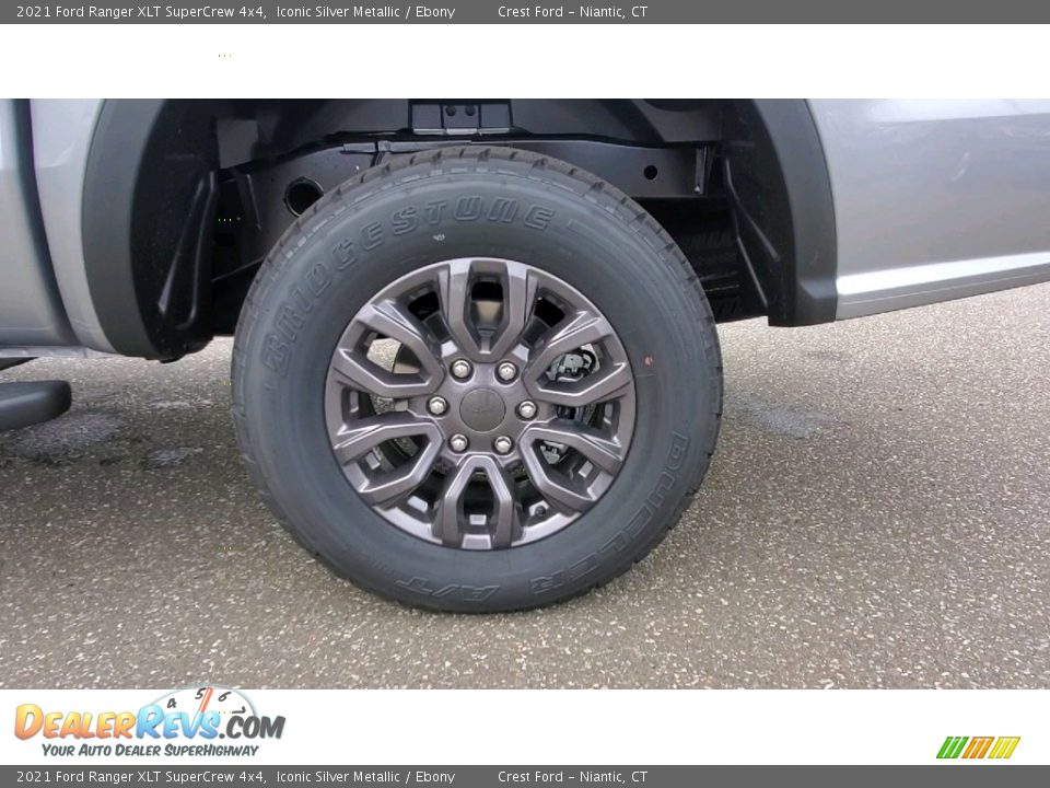 2021 Ford Ranger XLT SuperCrew 4x4 Iconic Silver Metallic / Ebony Photo #19