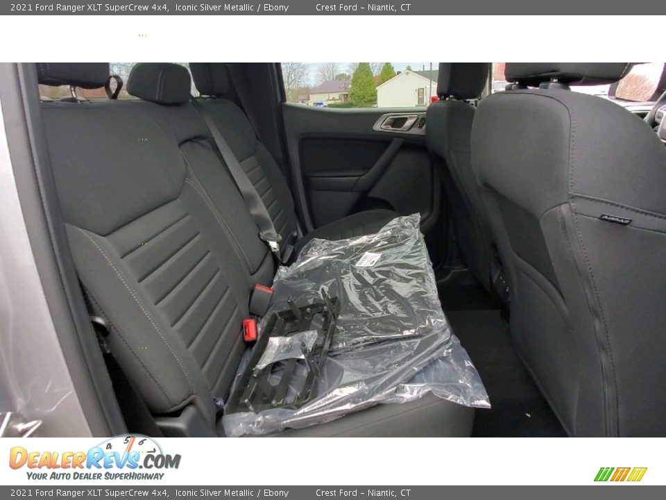2021 Ford Ranger XLT SuperCrew 4x4 Iconic Silver Metallic / Ebony Photo #22