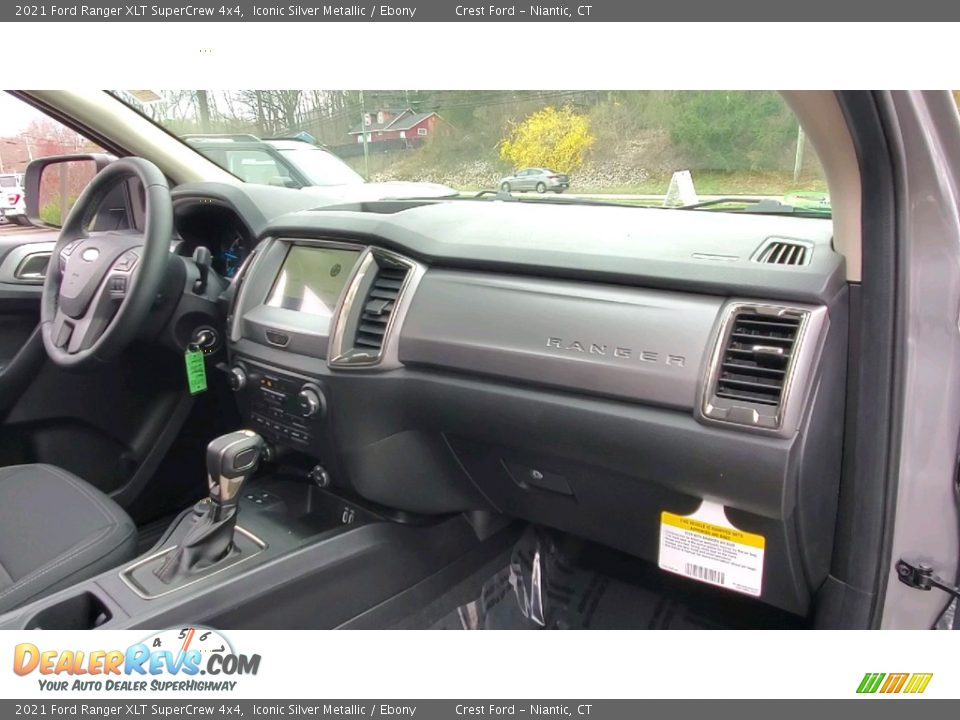 2021 Ford Ranger XLT SuperCrew 4x4 Iconic Silver Metallic / Ebony Photo #24