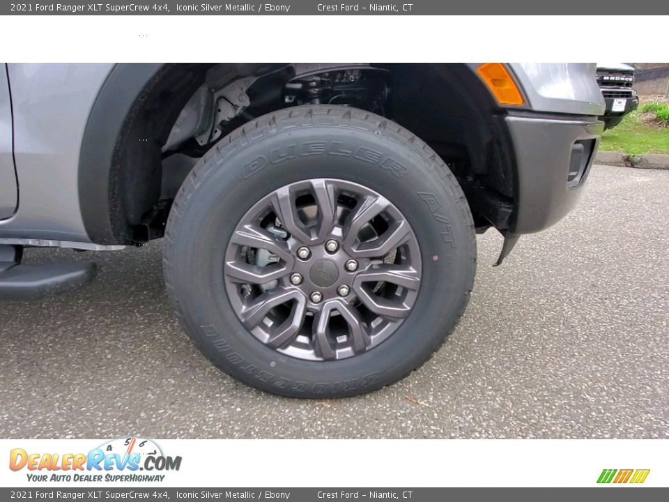 2021 Ford Ranger XLT SuperCrew 4x4 Iconic Silver Metallic / Ebony Photo #26