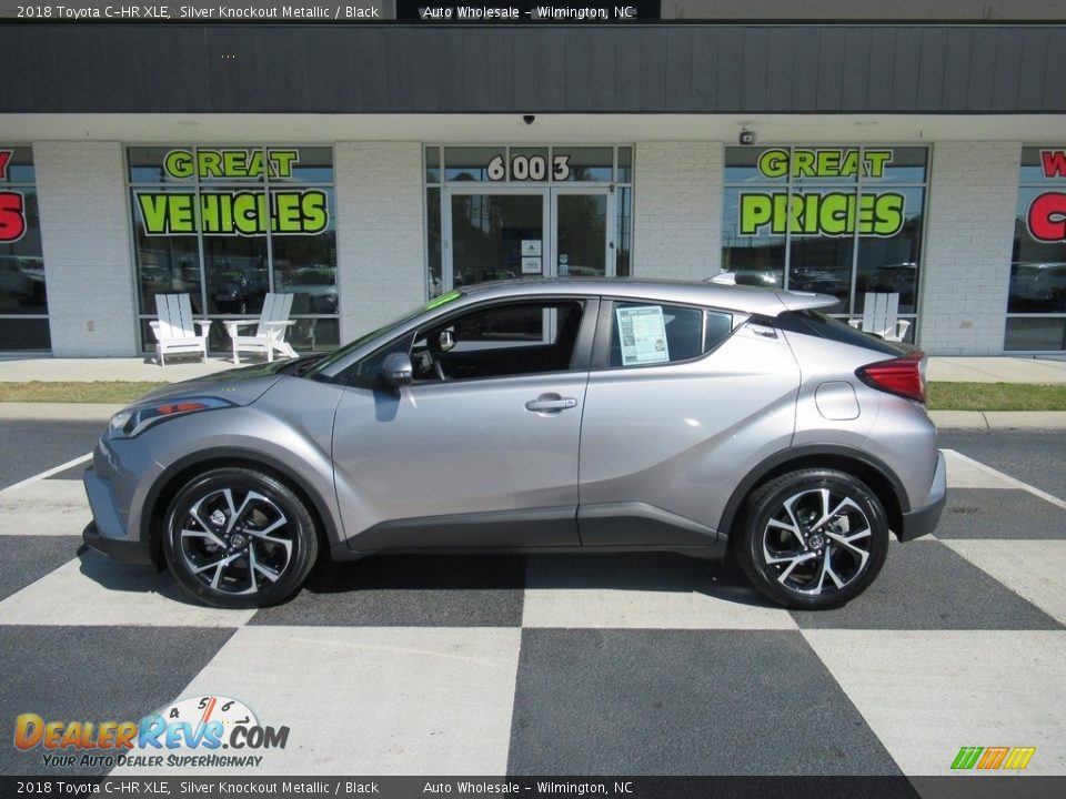 2018 Toyota C-HR XLE Silver Knockout Metallic / Black Photo #1