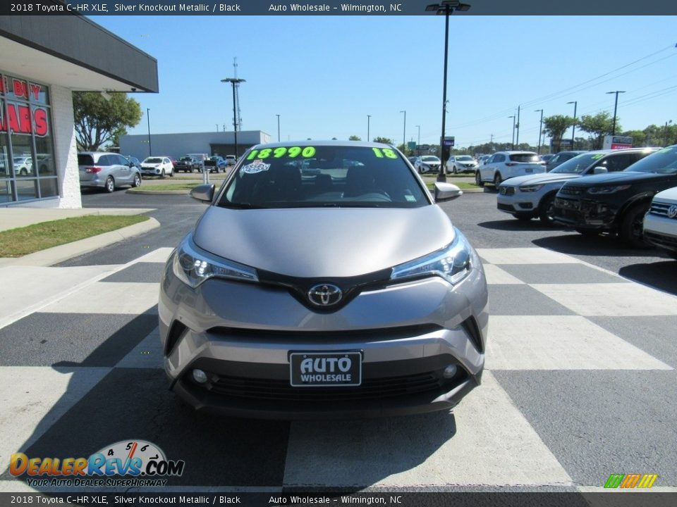2018 Toyota C-HR XLE Silver Knockout Metallic / Black Photo #2