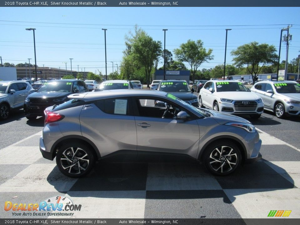 2018 Toyota C-HR XLE Silver Knockout Metallic / Black Photo #3