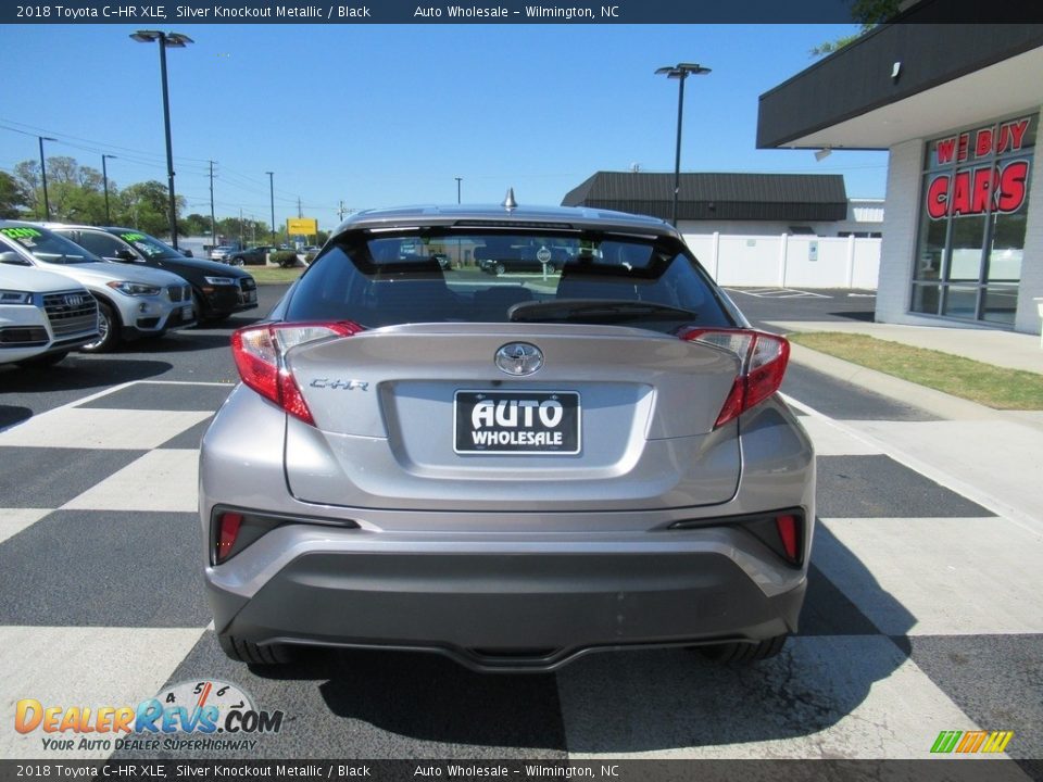 2018 Toyota C-HR XLE Silver Knockout Metallic / Black Photo #4