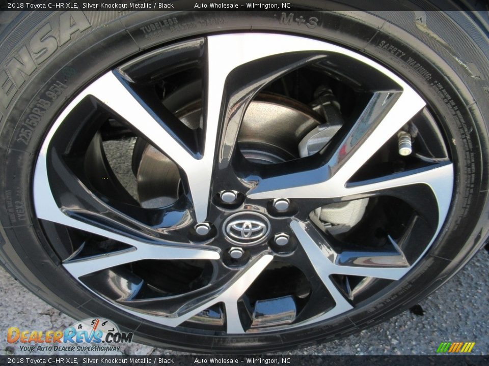 2018 Toyota C-HR XLE Silver Knockout Metallic / Black Photo #7