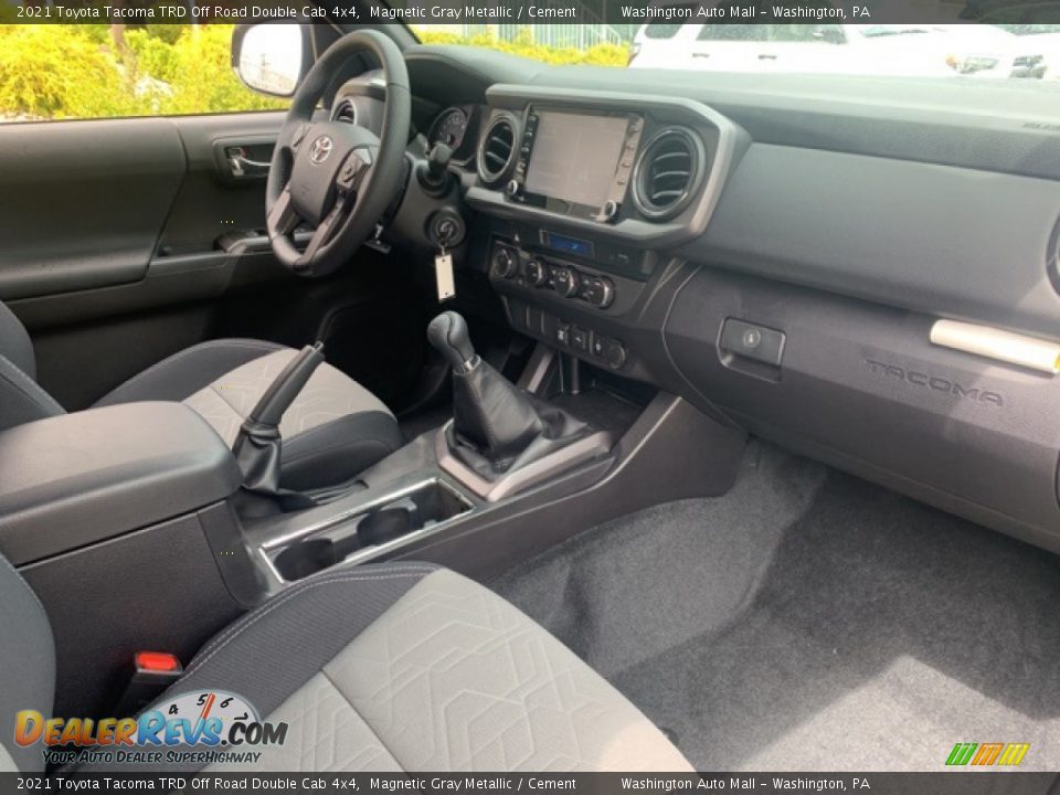 2021 Toyota Tacoma TRD Off Road Double Cab 4x4 Magnetic Gray Metallic / Cement Photo #10
