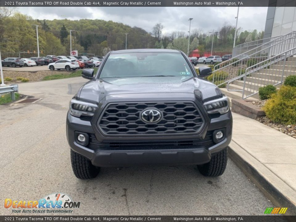 2021 Toyota Tacoma TRD Off Road Double Cab 4x4 Magnetic Gray Metallic / Cement Photo #11