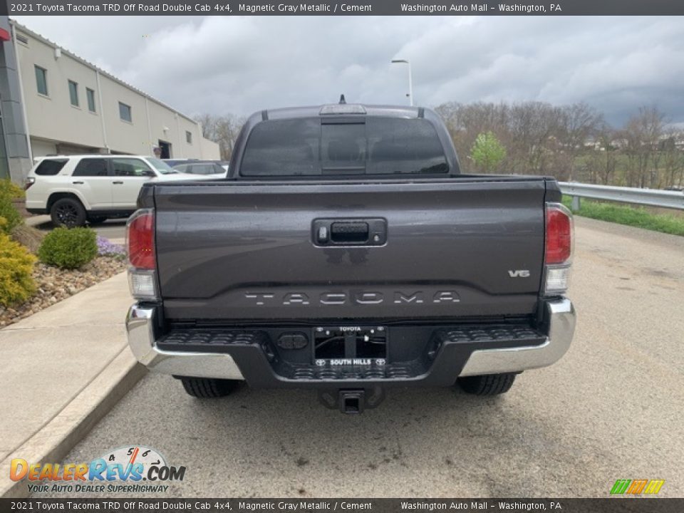 2021 Toyota Tacoma TRD Off Road Double Cab 4x4 Magnetic Gray Metallic / Cement Photo #13