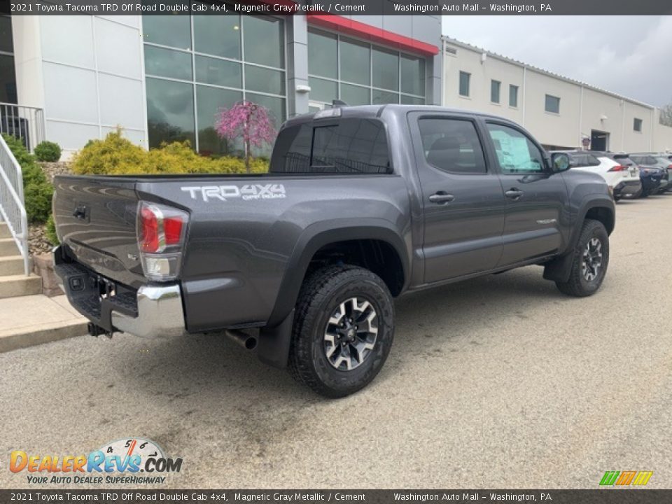 2021 Toyota Tacoma TRD Off Road Double Cab 4x4 Magnetic Gray Metallic / Cement Photo #14