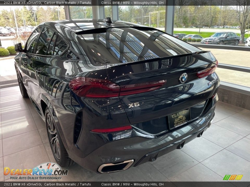 2021 BMW X6 xDrive50i Carbon Black Metallic / Tartufo Photo #2