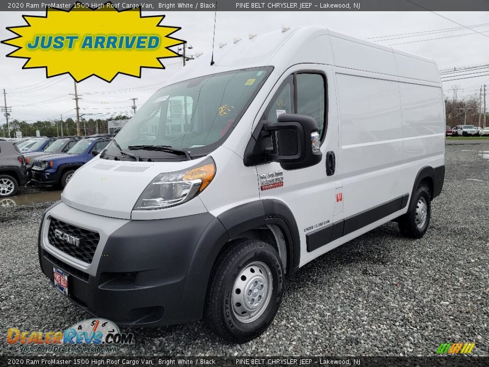 2020 Ram ProMaster 1500 High Roof Cargo Van Bright White / Black Photo #1